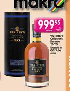 Van Ryn's Collector's Reserve 20 Yo Brandy In Gift Tube-1x750ml