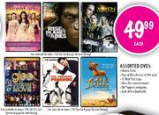 Assorted DVD's-Each