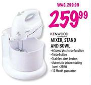 Kenwood Mixer,Stand And Bowl