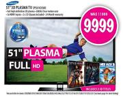 Samsung 3D Plasma TV-51" (PS51E550)