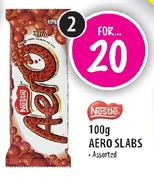 Nestle Aero Slabs Assorted-2x100g