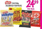 Nestle Assorted Funpacks-150/250g Per Pack