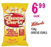 Willards Cheese Curls-150g