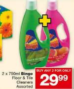 Bingo Floor & Tile Cleaners Assorted-2x750ml