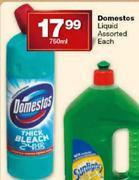 Domestos Liquid Assorted-750ml