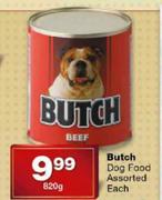 Butch Dog Food Assorted Each-820g