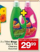Bingo Floor  Tile Cleaners Assorted-2 x 750ml