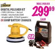 Shield Orbital Polisher Kit Or 8AMP Battery Charger-Each