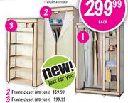 Home Storage Frame Closet (WD-5039)-Each