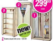 Home Storage Frame Closet (WD-5010)-Each