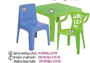 Junior Sunny Armless Chair
