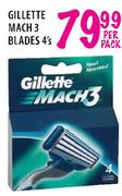 Gillette Mach 3 Blades-4's