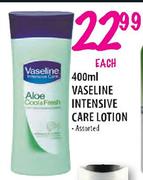 Vaseline Intensive Care Lotion Assorted-400ml