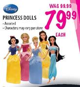 Disney Princess Dolls-Each