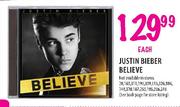 Justin Bieber Believe-Each