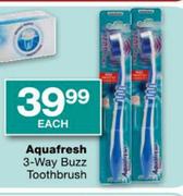 Aquafresh 3-Way Buzz Toothbrush-each