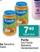Purity 3rd Foods Babakos Verskeidenheid-125ml elk