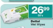 Dettol Wet Wipes-50's