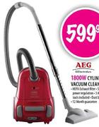 AEG 1800W Cylinder Vacuum Cleaner