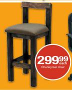 Chunky Bar Chair