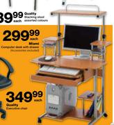 Miami Computer Desk with Drawer