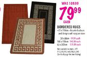 Bordered Rugs-100x150cm Each