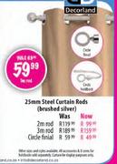 25mm Steel Curtain Rod-2m