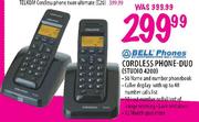 Bell Phones Cordless Phone-Duo (STUDIO4200)