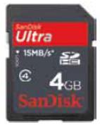 SanDisk 8GB SDHC Ultra Memory Card