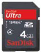 SanDisk 16GB SDHC Ultra Memory Card