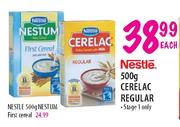 Nestle Cerelac Regular-500g Each