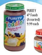 Purity 4th Foods-Each