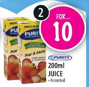 Purity Juice-2x200ml