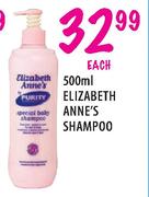 Elizabeth Anne's Shampoo-500ml Each