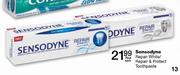 Sensodyne Repair White/Repair & Protect Toothpaste-75ml Each