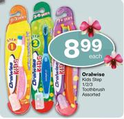Oralwise Kids Step 1/2/3 Toothbrush Assorted-Each
