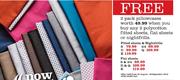 Polycotton Fitted Sheet & Night Frills Single-Each