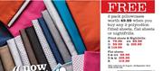 Polycotton Flat Sheet King-Each