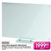 Parrot Glass Magnectic White Board-4mm