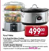 Russel Hobbs Dual Pot Slow Cooker-6ltr