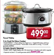 Russel Hobbs Satin Quartz Steamer