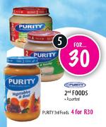 Purity 2nd Foods-5's