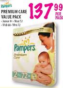 Pampers Premium Care Value Pack Midi 60's Per Pack