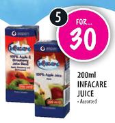 Infacare Juice-5 x 200ml