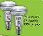 Osram R50 40W 2 pack Spotlight-Per pack