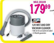 Moto 12V Wet & Dry Vacuum Cleaner
