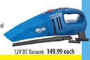 Moto 12V DC Vacuum Cleaner