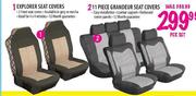 Stingray 11 Piece Grandeur Seat Covers-Per Set