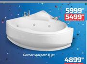 K Carrim Corner Spa Bath 6 Jet