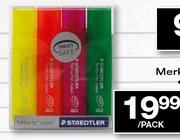 Staedtler Topstar Highlighters-4-pack per pack